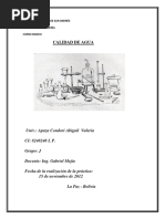 Calidad Del Agua Informe 8