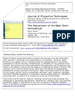 The Adjustment of The Male Overt Homosexual (Evelyn Hooker) PDF