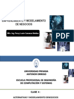 Emprendimiento Y Modelamiento de Negocios: Msc. Ing. Percy Lucio Carranza Medina