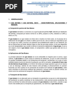 Especificaciones Tecnicas Del Sistema de Gas