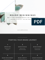 Brand Beginnings How To Start Branding Your Business. ©julie Harris Design 2016