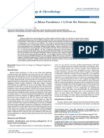 Management of Banana Musa Paradisiaca 1 L Fruit Rot Diseases Using Fungicides