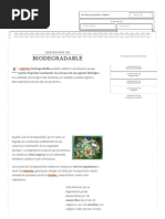 Definición de Biodegradable - Qué Es, Significado y Concepto