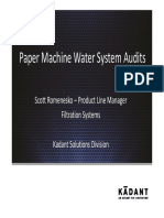 3 Paper Machine Water Systems Scott Romenesko Kadant