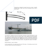 Cantilever Beam: Bending Moment Load X Distance