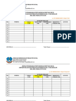 Borang Pemarkahan Pertandingan Bintang Kecil 2017