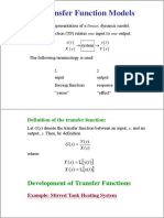 Transfer Function Models: Development of Transfer Functions