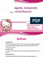 Obat Analgetik, Antipiretik Dan Antiinflamasi