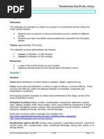 Punishments That Fit The Crimes: Teaching Notes