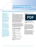 Active Directory Troubleshooting Datasheet