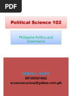 Political Science 102: Philippine Politics and Governance