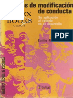 Técnicas de Modificación de Conducta Su Aplicación Al Retardo y Al Desarrollo - Emilio Ribes Iñesta PDF