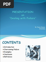 Dealing With Failure