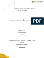 Unidad 1 Fase 3 Análisis y Diagnóstico Estratégico