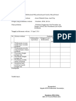 Contoh Evaluasi Terhadap Pelaksanaan Hasil Pelatihan