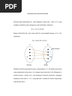 Domain Dan Range Fungsi