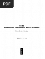 Quito: Imagen Urbana, Espacio Público, Memoria e Identidad - 5a Parte