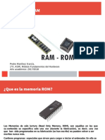 Trabajo Memorias RAM, ROM PDF