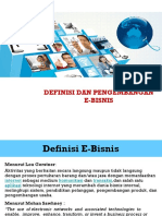 01 - Definisi Dan Beda Dan Perkembangan E-Bisnisss