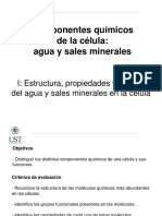 06 - Componentes Quimicos de La Celula I - Agua y Sales Minerales