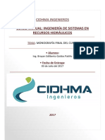 Monografía Final Ingeniería de Sistemas en Recursos Hidráulicos PDF