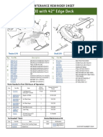 FB MaintSheet X300 42EdgedeckLawnTractor PDF