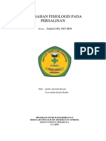 Makalah Perubahan Fisiologis Pada Persalinan