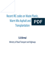 5 (1) .Recent IRC Codes On Waste Plastic, Warm - SK Nirmal