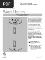 Water Heater Install