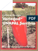 Cultivo de Pimenton Variedad UNAPAL Serrano Uflip