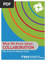 p21 4cs Research Brief Series - Collaboration