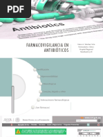 Farmacovigilancia en Antibióticos