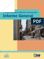 Volumen 1 Informe General Censo 2010 PDF