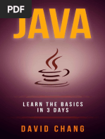 Java Learn Java in 3 Days! (David Chang - Programming)