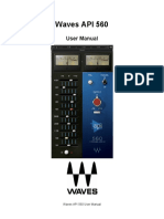 Waves API 560: User Manual