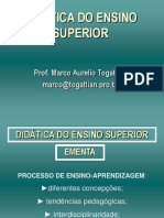 Didática Do Ensino Superior - Tendências Pedagógicas