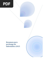 Resumenes para Peritazgo 2015