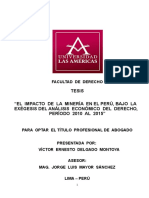 Tesis Victor Ernesto Delgado Montoya El Impacto de La Mineria en El Peru Bajo La Exegesis Del A