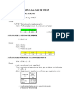 Calculo de Taladro y Carga