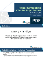 Gales RobotSimulation AToolforProjectSuccess