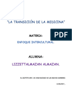 Ensayo Transición de La Medicina.