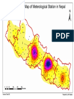 Kernel Density Metrological Station Nepal