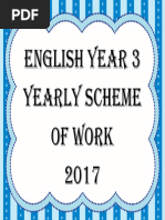 Year 3 Yearly Scheme of Work 2017