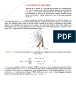 Secc. 7.5, La Funcion Delta de Dirac