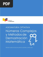 Asignatura Optativa Matematica NCDM Mate 3 BGU