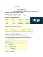 I Day 9 Parallel Structure