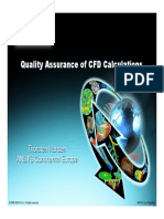 CFD 2008 Quality Assurance of CFD Calculations - BPG by Thorsten Hansen