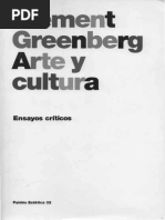 GREENBERG, Arte y Cultura PDF