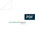 ANRT Maroc Plan National Frequences 2013 PDF