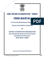 User Manual: Ame Online Examination - Viman